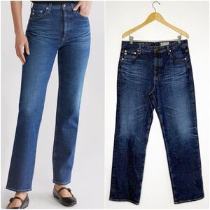 AG Adriano Goldschmied Alexxis Straight Jeans Size 32 High Rise Vintage Fit
